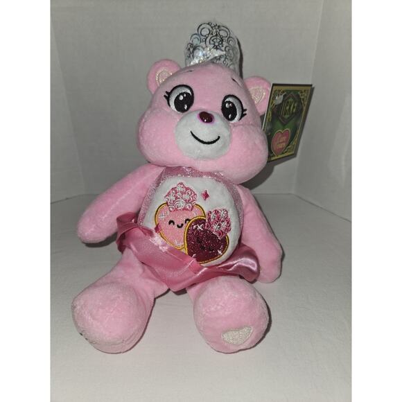 Care Bears x Wicked Love-a-Lot Bear as Glinda Fun Size Plush 9-Inch New Toy Gift - Picture 1 of 4